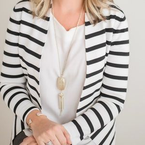 Tribal striped stretch blazer. Size S. Excellent Condition.